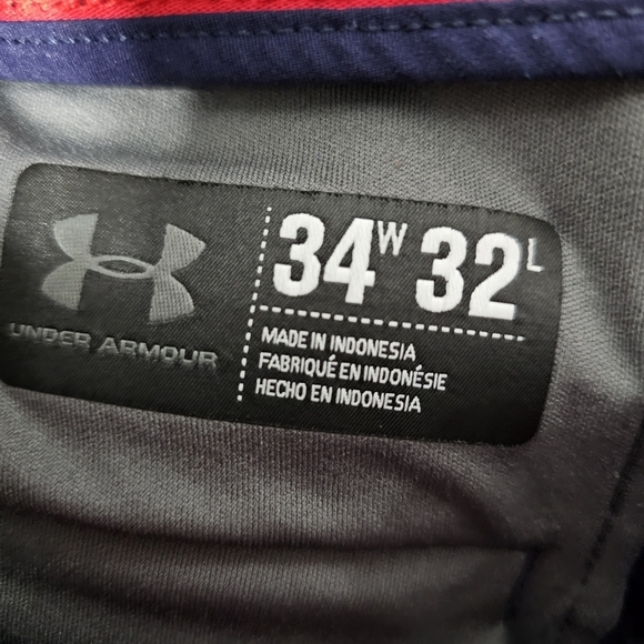 Under Armour Navy Men's Golf Pants Size 34x32 - Picture 7 of 7